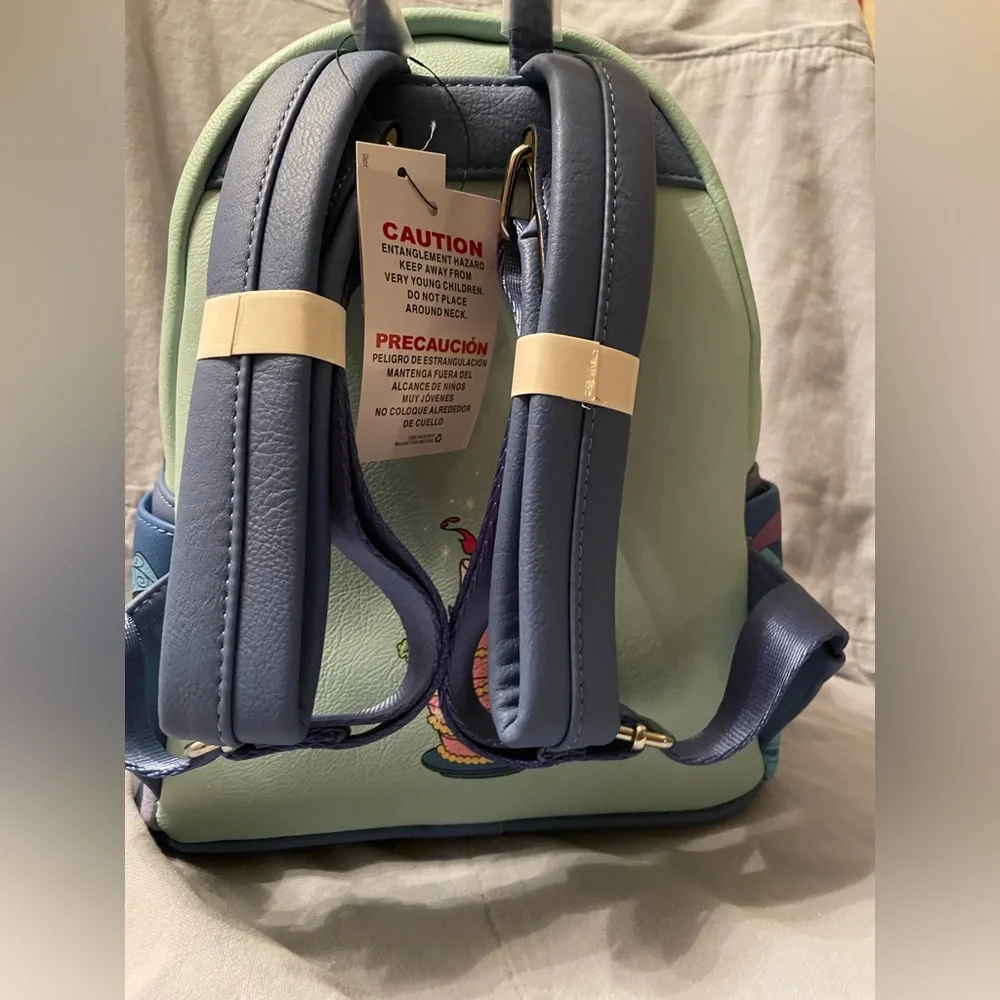 NEW Walt Disney Absolem Caterpillar Mini Backpack Alice in Wonderland Loungefly - Picture 2 of 6